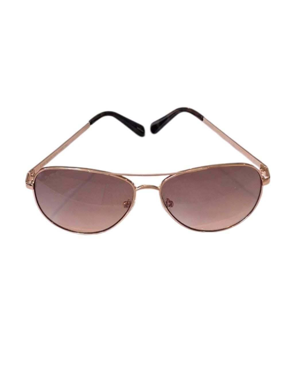 Kate Spade Emmaline Rose Gold Aviator Sunglasses With Gradient Brown Lenses - Picture 3 of 6